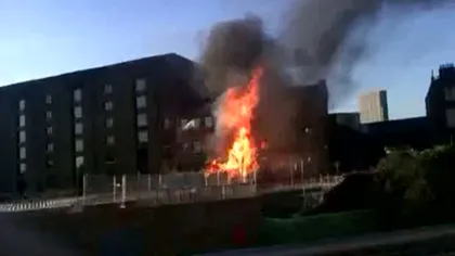 Un incendiu urmat de două explozii, în parcul olimpic de la Londra