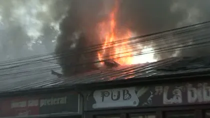 Incendiu devastator la Suceava: Două restaurante au luat foc