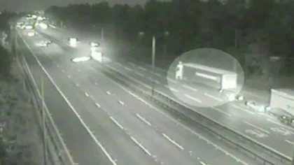 Un ungur a condus beat 16 kilometri pe contrasens, pe o autostradă din Marea Britanie