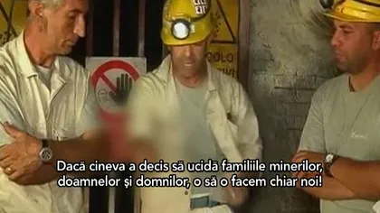 Protest şocant: Un miner şi-a tăiat venele în direct, îndemnându-i pe ceilalţi să facă la fel VIDEO