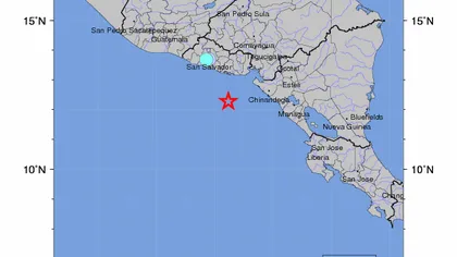 Cutremur cu magnitudinea de 7,4, în largul statului El Salvador. Tsunami în Oceanul Pacific