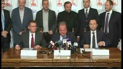PDL a semnat protocolul cu partidul lui MRU şi PNŢCD