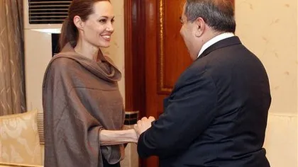 Angelina Jolie a discutat, în Irak, despre condiţiile de găzduire a refugiaţilor sirieni