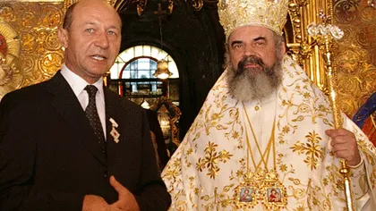 Băsescu l-a felicitat pe patriarhul Daniel la 5 ani de la întronizare