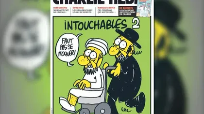 Caricatură cu profetul Mahomed într-un scaun cu rotile, în Franţa VIDEO