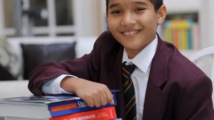 Înnebunit după matematică: Un băiat de 12 ani este cel mai tânăr student din Marea Britanie