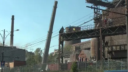 Unul dintre simbolurile industriale ale oraşului Reşiţa a fost demolat