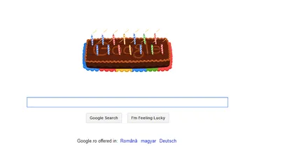 Google marchează cea de-a 14-a aniversare a sa printr-un logo special