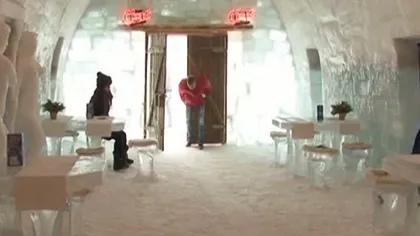 Hotelul de gheaţă, rezervat cu trei luni înainte de deschidere