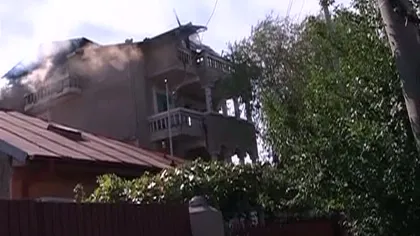 Incendiu puternic la o vilă, în cartierul Chitila din Bucureşti VIDEO