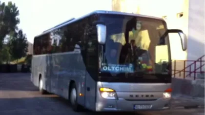 Autocarul echipei Oltchim, vandalizat la Zalău. Pagubele sunt de 30.000 de lei
