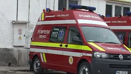 Accident în Bistriţa: Două persoane au fost rănite într-un grav accident