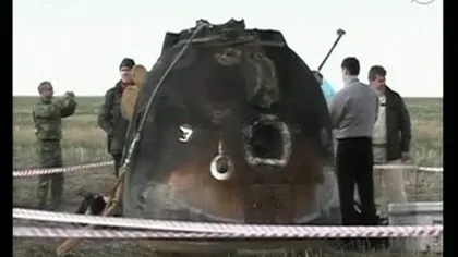 O capsulă Soyuz a aterizat cu succes în Kazahstan VIDEO