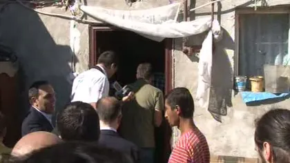 Miniştrii francezi, acasă la romii din Câmpia Turzii VIDEO