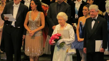 Angela Gheorghiu a cântat pentru regina Angliei FOTO