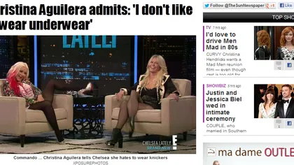 Christina Aguilera recunoaşte: 