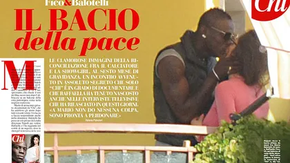 Mario Balotelli s-a împăcat cu iubita sa însărcinată, Raffaella Fico FOTO