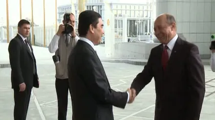 Băsescu:  Firme româneşti ca Romelectro şi SIVECO, interesate să intre pe piaţa din Turkmenistan