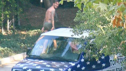 David Beckham, surprins în lenjerie intimă pe străzile din Beverly Hills GALERIE FOTO