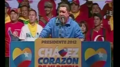 Hugo Chavez, preşedintele Venezuelei, îşi face campanie în paşi de dans VIDEO