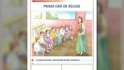 Fişele de lucru la religie, pentru clasa pregătitoare, sunt vândute de Patriarhia Română