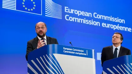Barroso şi Schulz vor veni la Bucureşti, pentru a discuta cu autorităţile române despre fondurile UE