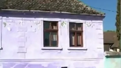 PPDD vopseşte în mov casele dintr-un sat din Sibiu
