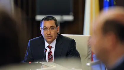 Ponta le-a explicat miniştrilor proiectul Megaministerului de la Cotroceni