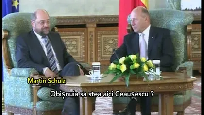Schulz, admirând Palatul Cotroceni: 