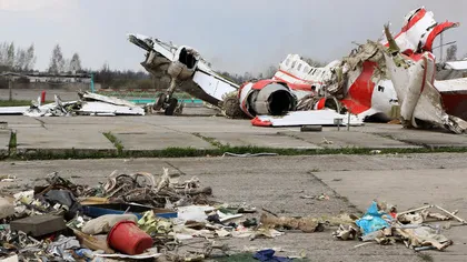 Urme de explozibil găsite în epava avionului prezidenţial prăbuşit la Smolensk