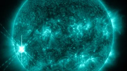 O explozie solară extrem de puternică a avut loc luni noapte VIDEO