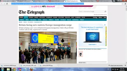 Marea Britanie, speriată de imigranţii români şi bulgari