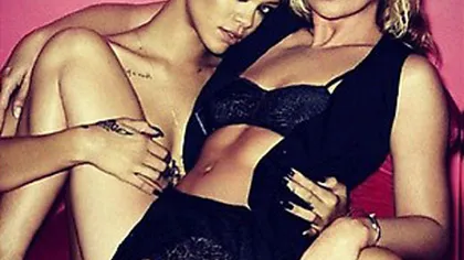 Rihanna şi Kate Moss, fotografiate nud pentru revista V - PICTORIAL INCENDIAR