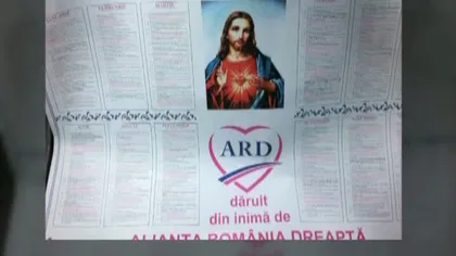 ARD îl foloseşte pe Iisus în campanie. Au apărut calendarele ortodoxo-politice