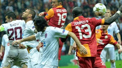 Turcii au cotropit Clujul. CFR - Galatasaray, scor 1-3, în Liga Campionilor