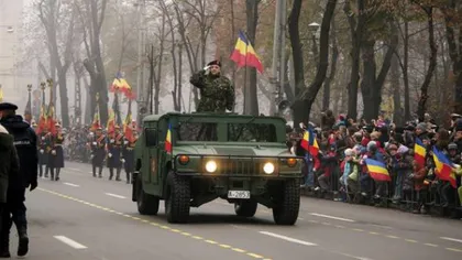 Peste 1500 de militari şi tehnică militară participă la parada de Ziua Naţională, 1 Decembrie