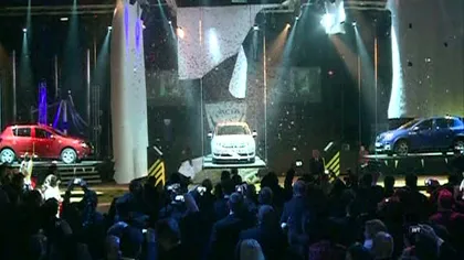 Noile modele Dacia Logan, Sandero şi Sandero Stepway, lansate în prezenţa lui Băsescu VIDEO