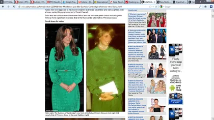 Kate Middleton - o apariţie care aminteşte de Lady Diana