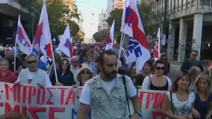 Grecia, blocată de o grevă generală de 48 de ore şi de proteste