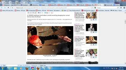 Nou record mondial la înghiţit săbii! Vezi ce talent extraordinar are Ian Brown VIDEO
