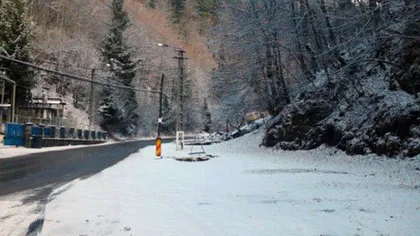 A venit iarna: -11 grade înregistrate la Vârful Omu şi ninsori în Maramureş