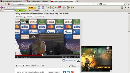 Ce caută Jose Mourinho sub masă? Faze amuzante cu Special One, după meciul cu City VIDEO