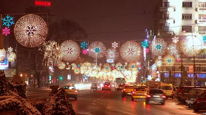 Luminiţele de Crăciun din Bucureşti vor fi aprinse pe 5 decembrie