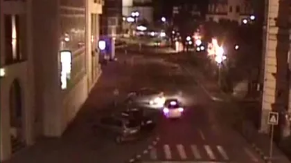 Accident spectaculos, surprins de camerele de supraveghere în Buzău VIDEO