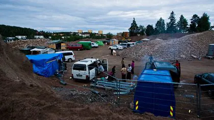 O tabără de romi din Oslo a fost evacuată de către poliţia norvegiană VIDEO
