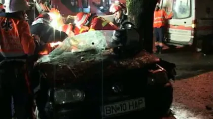 Patru persoane, rănite într-un accident pe DN 17C în care au fost implicate două maşini VIDEO