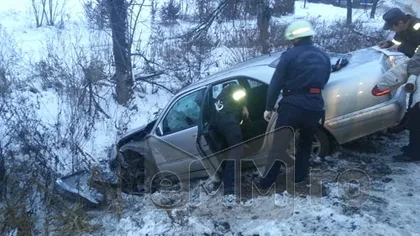 Patru răniţi grav într-un accident în Maramureş