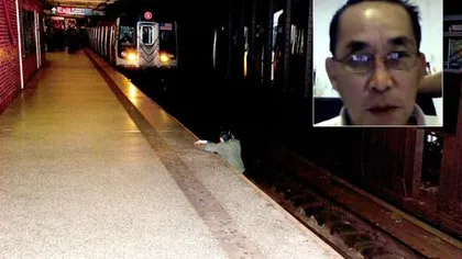 Bărbat ÎMPINS PE ŞINE la metrou. Un fotograf a surprins scena, dar NU a sărit să-l AJUTE VIDEO