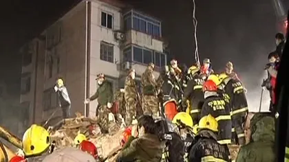Un bloc de locuinţe s-a prăbuşit din senin, în China, ucigând o persoană VIDEO