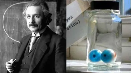 Călătoria ochilor lui Einstein, după moarte: 
